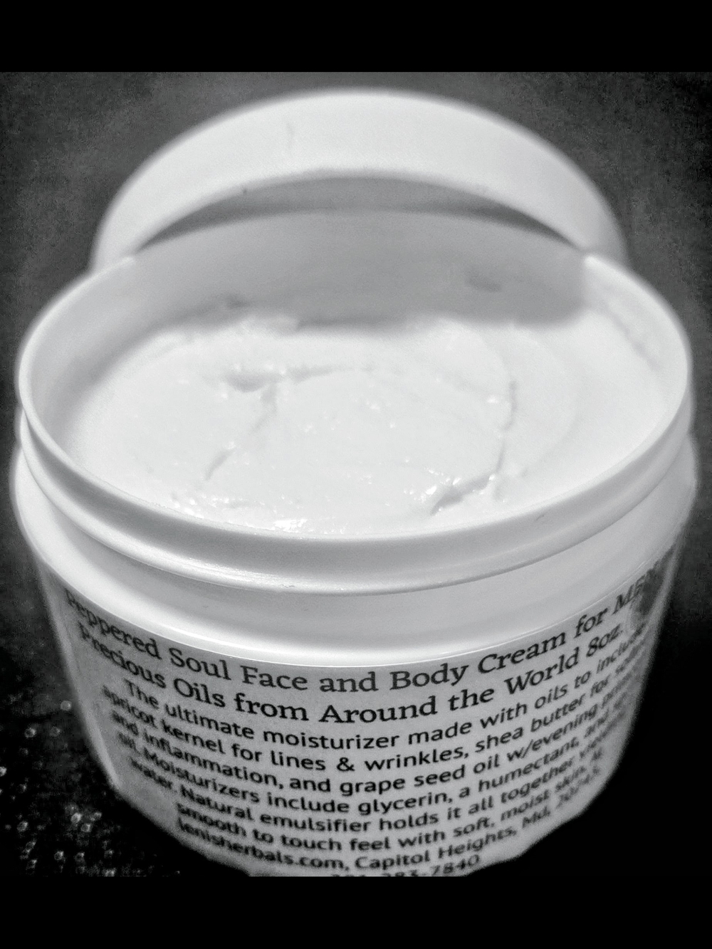 Face and Body Cream - White Jar